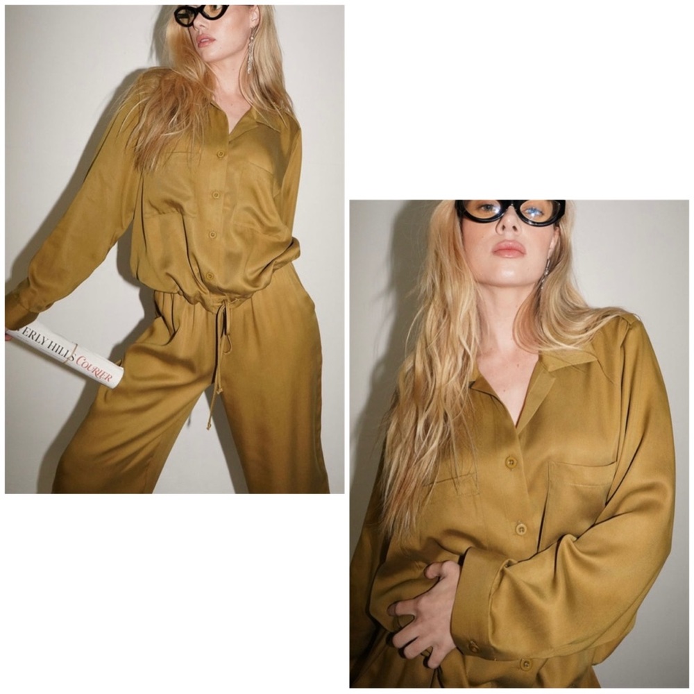 💥PRICE DROP💥 Military Drawstring Blouse